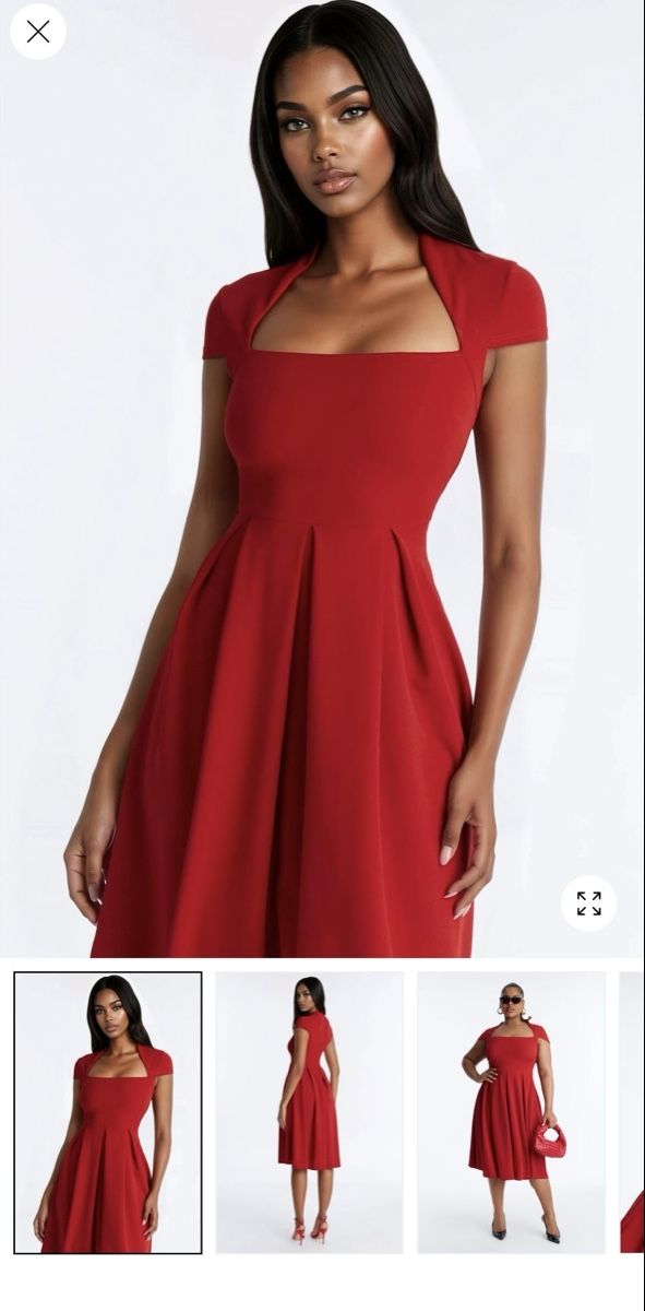 Vestiti: Rotes Kleid – Nuovo (secondo la descrizione) da Liebefeld venduto da ah_1 1