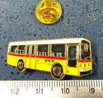 POSTAUTO PTT SCHWEIZ BUS AUTO PIN GEPRÄGT