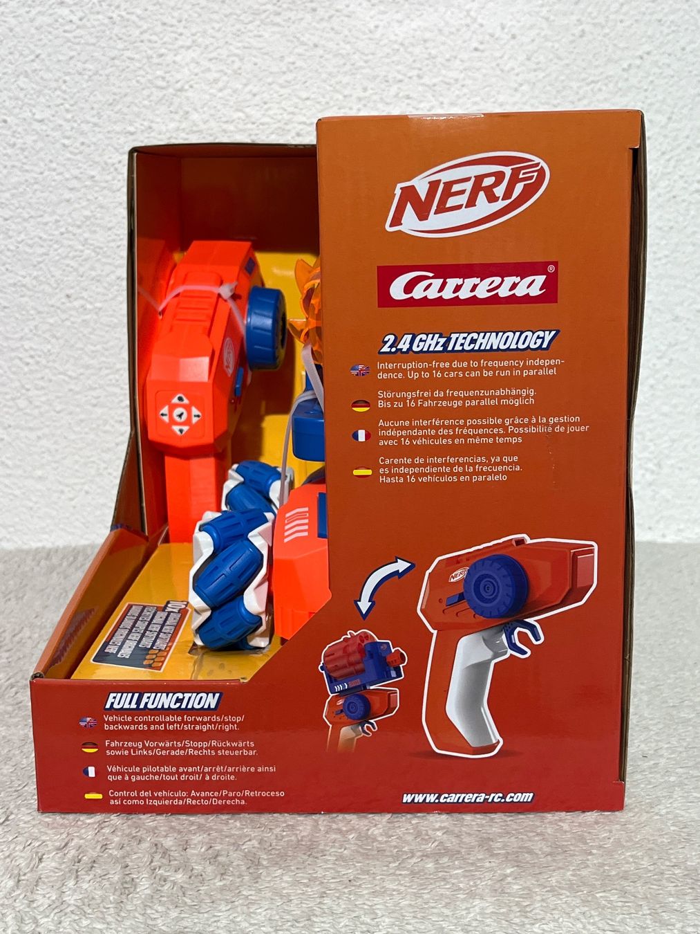 Modellismo RC: Carrera RC Nerf Blasting Car ferngesteuert – Nuovo e nell'imballaggio originale da Oberegg venduto da MZ_DiesundDas 1