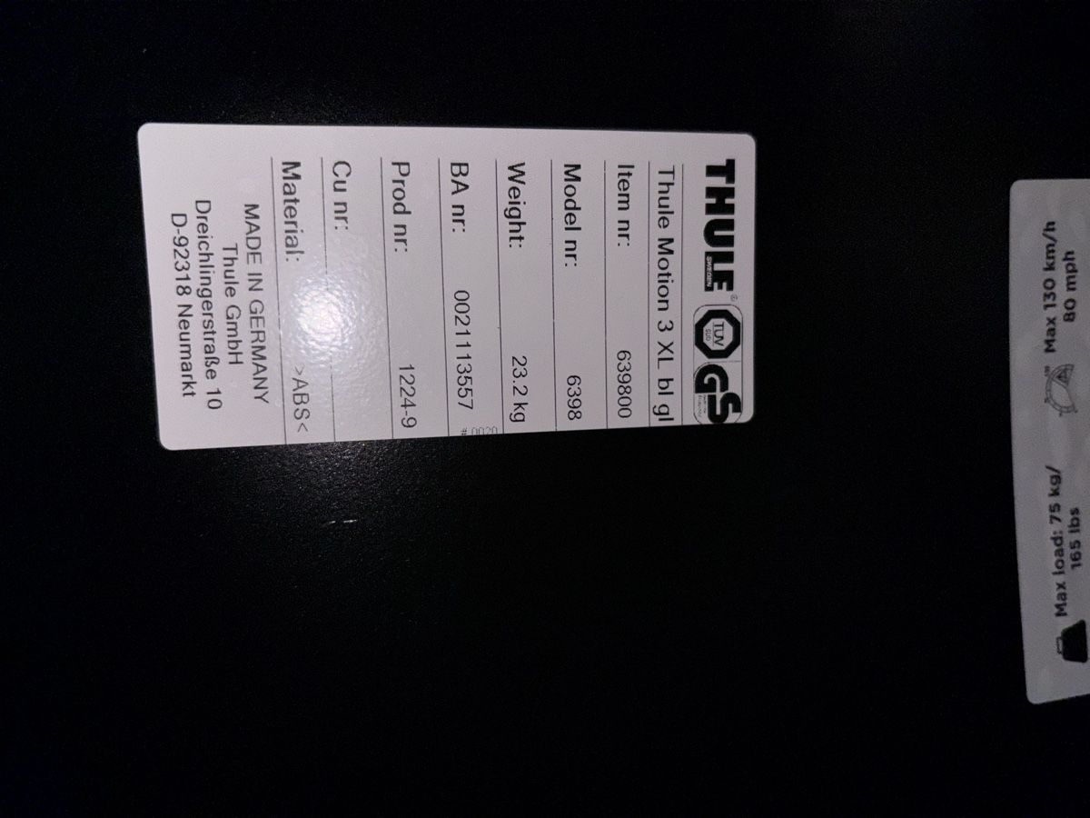 Thule Box da tetto: Thule Motion 3XL – Usato da Dübendorf venduto da FIRED80 5