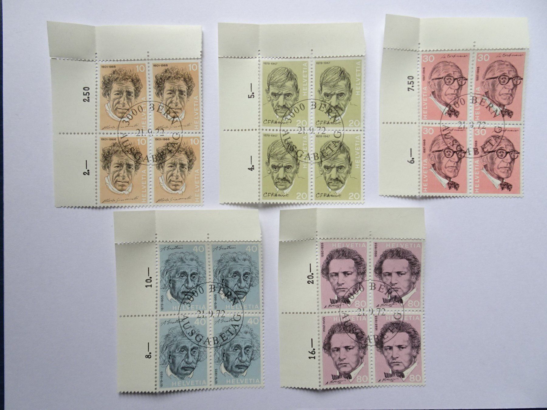 Alle Briefmarken: 1972 – Neu (gemäss Beschreibung) aus Aadorf von Chnorli-Furz