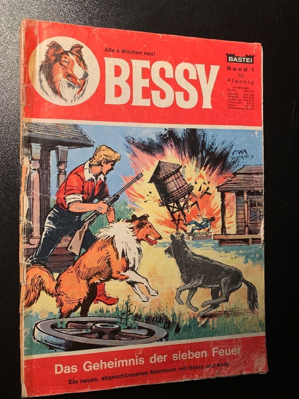 Comics: Bessy Nr. 1 Original 1. Auflage Bastei – Gebraucht aus Gysenstein von Comic_sammler