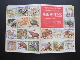 Mammifères. Album à vignettes (1958)