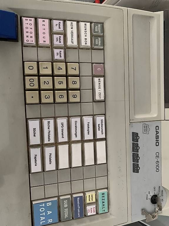 Caisses enregistreuses: Casio Kasse elektrisch CE 6100 – D'occasion à Winterthur par monika.christen28 2