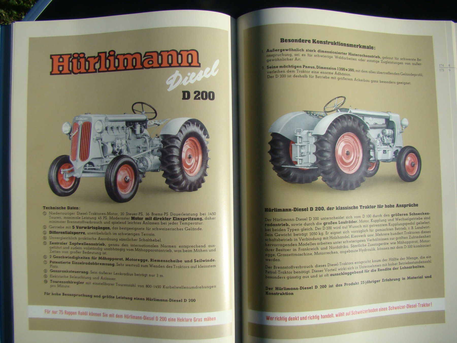 Libri: Buch Hürlimann Traktor Prospekte 1929 - 1983 Röthlin – Usato da Walzenhausen venduto da Vanquish711 6