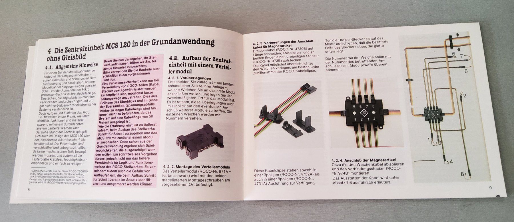 Roco Modellini di ferrovie: Broschüre DAS ROCO-STELLWERK – Usato da Grüningen venduto da VENOM59 5