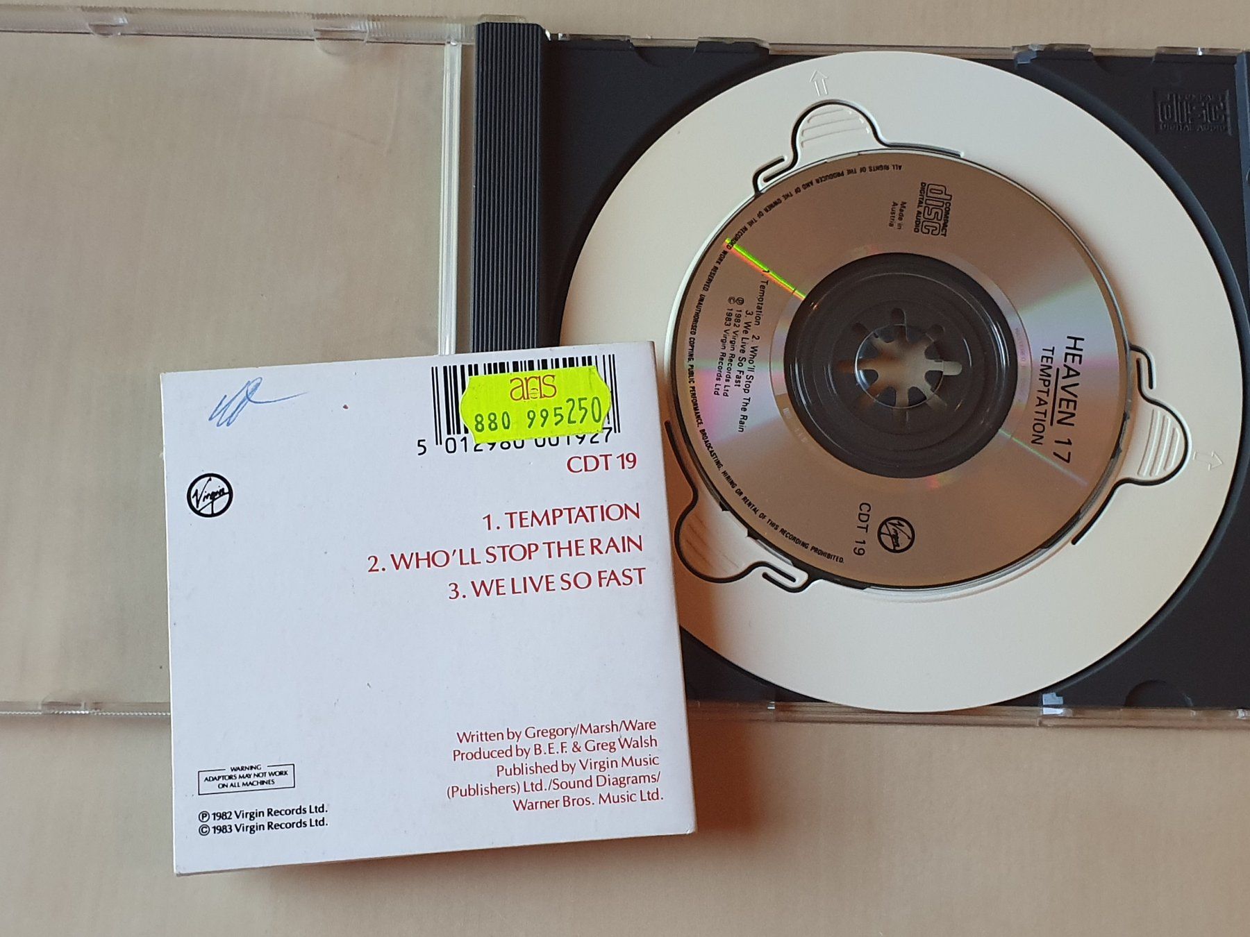 CDs: Temptation Heaven 17 – Gebraucht aus Stansstad von collectorsshop 2