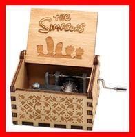 Drehorgel Mini Musik Box The Simpsons Homer Springfield Bart