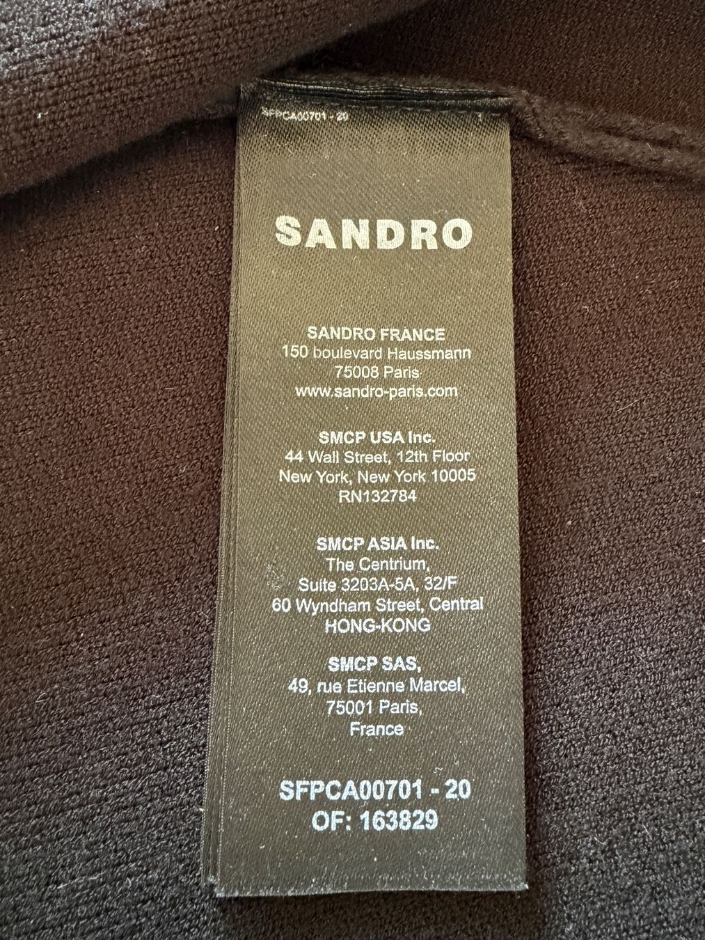 Sandro Giacche: Sandro Paris, College Jacke – Nuovo (secondo la descrizione) da Küsnacht ZH venduto da Raimond1234 4