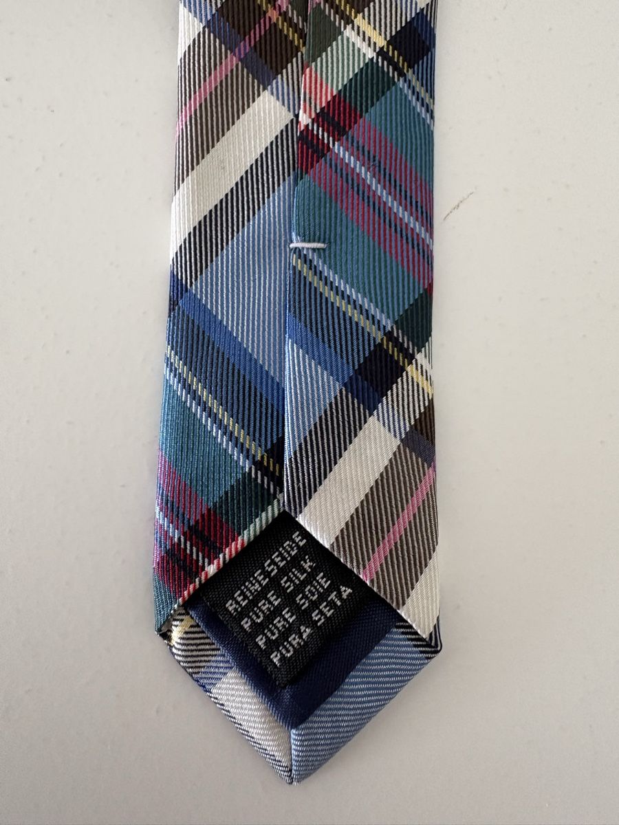 Cravatte: Pure Silk Plaid Tie A.T. Wardson – Usato da Obbürgen venduto da cla_x9h6 3