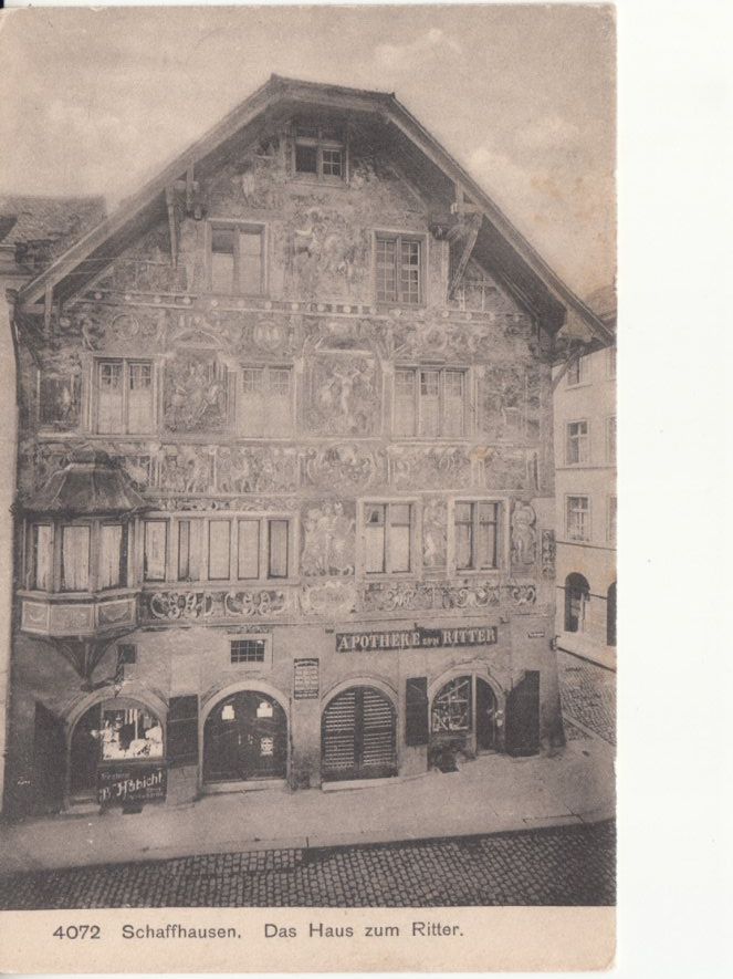 Cartoline postali: Schaffhausen Ritter ca. 1910 – Usato da Bürglen TG venduto da StampGraf
