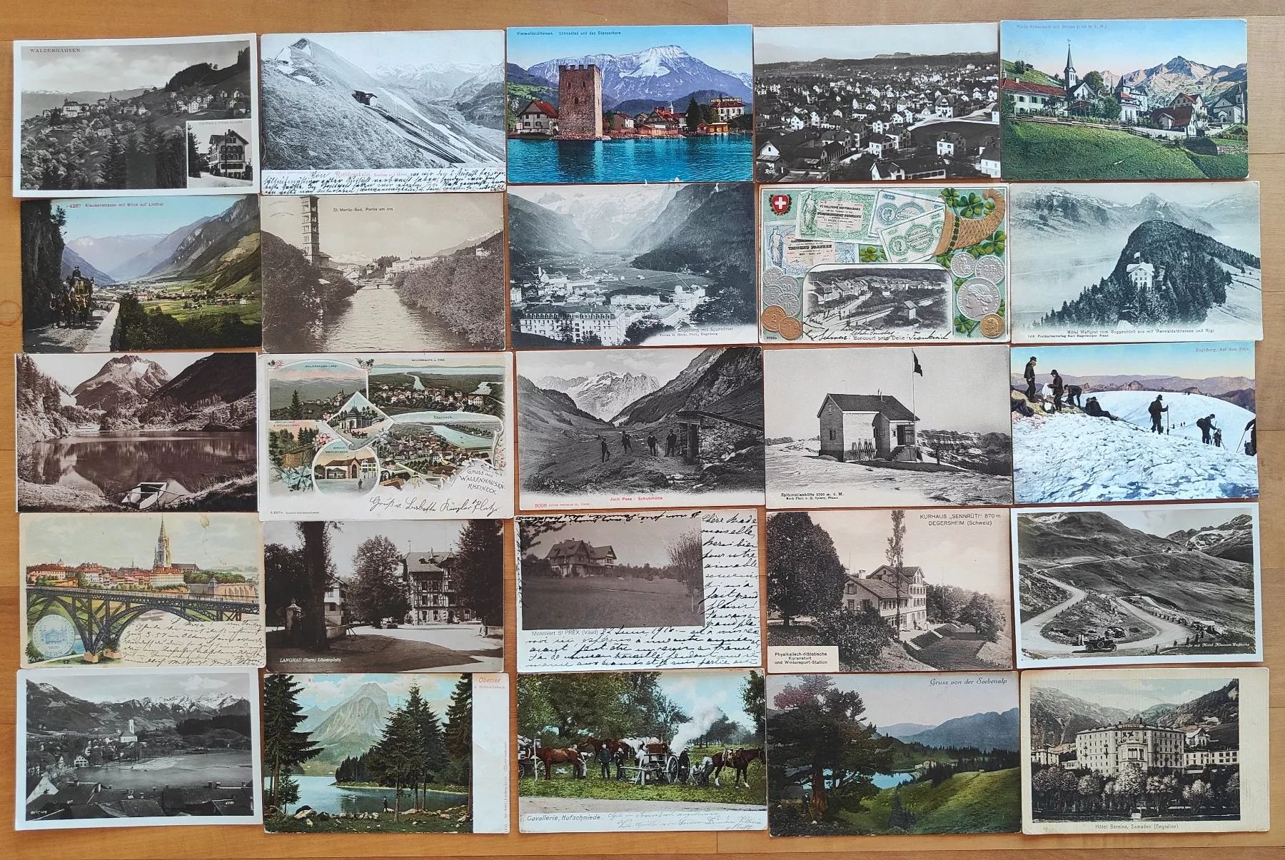 Cartoline postali: Super Lot, Posten mit 170 kleinformatigen CH Ansichtskarten – Usato da St. Erhard venduto da Chaeferli6 1
