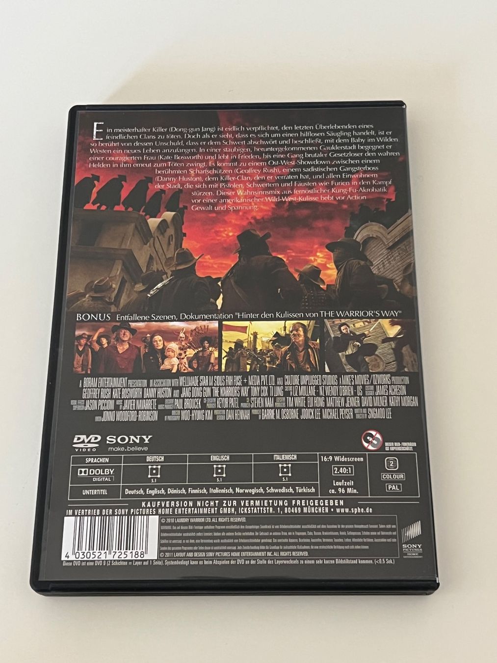 Tutti i DVDs: The Warrior's Way DVD – Usato da Altstätten SG venduto da sheamus 1