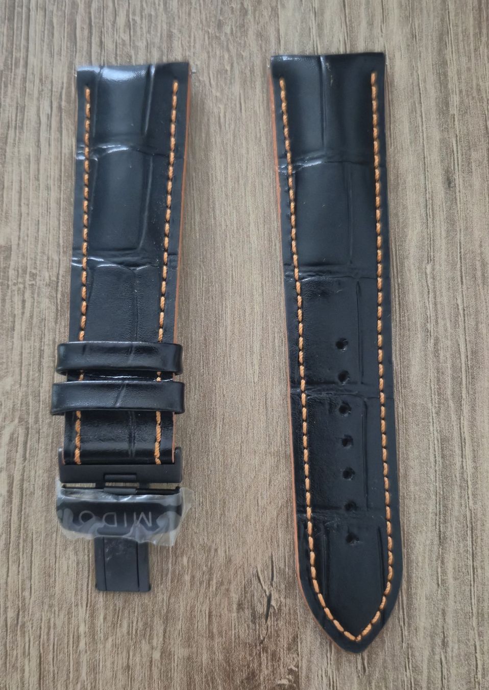 Mido Bracciali & Braccialetti: Bracelet cuir noir MIDO Multifort – Nuovo (secondo la descrizione) da Le Locle venduto da Arya4