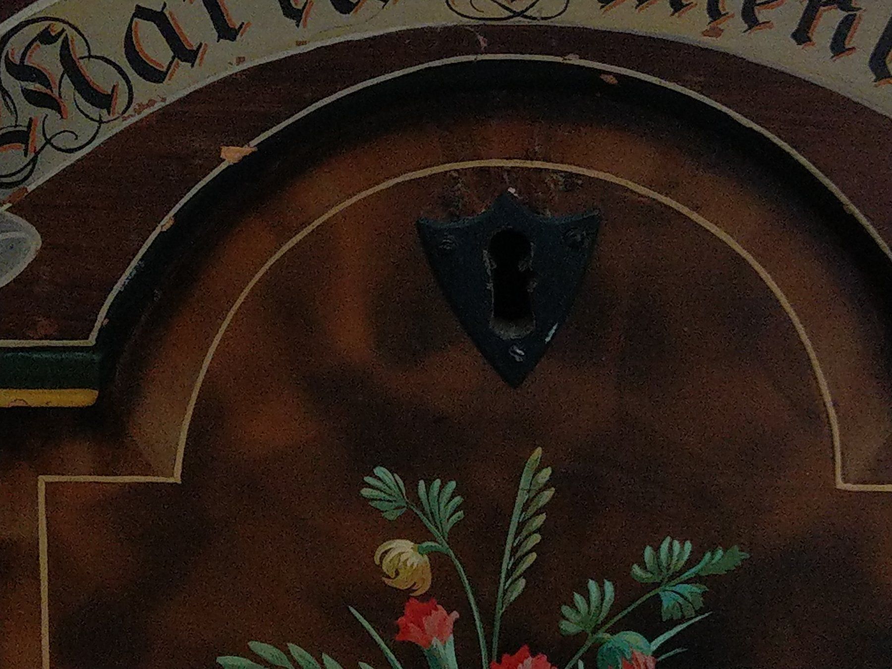 Cassapanche: Antike Truhe Jg. 1868 mit Schloss – Usato da Bern venduto da Saxeton 6