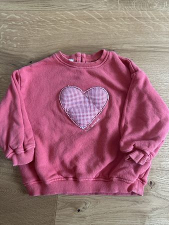 Zara Baby Pullover, Grösse 80, Herz Applikation,