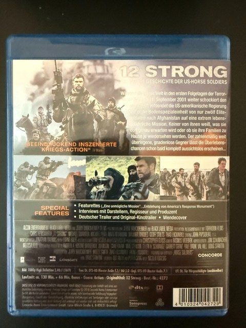 Tutti i DVDs: 12 STRONG **** CHRIS HEMSWORTH **** PACKENDE ACTION.... – Nuovo (secondo la descrizione) da Wollerau venduto da NERO7000 1