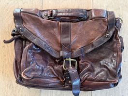 Campomaggi grosse Ledertasche braun – Made in Italy