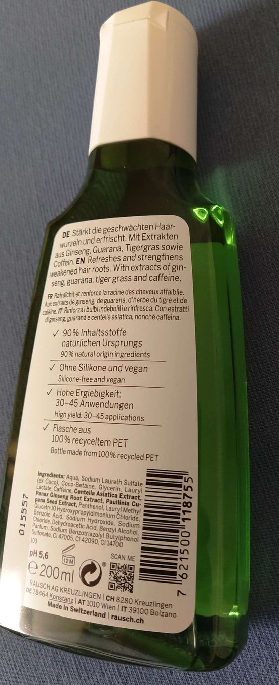 Prodotti per capelli: Rausch, Coffein-Shampoo mit Ginseng - 200ml- – Nuovo e nell'imballaggio originale da Zürich venduto da 1980ale 4
