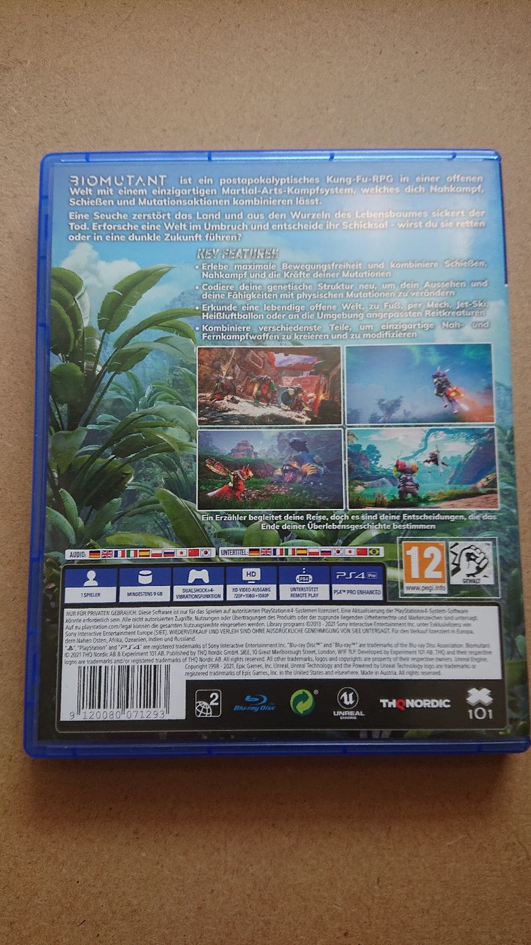 Giochi: Biomutant PS4  – Usato da Chur venduto da FreakofRarity 1