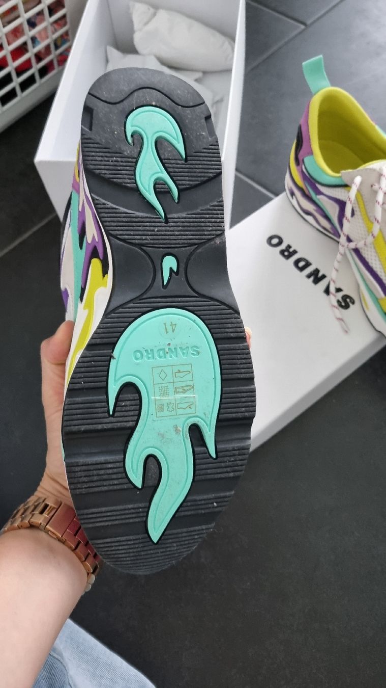 Sandro Scarpe da donna: sneaker "Flame" von Sandro neu 41 bunt – Nuovo e nell'imballaggio originale da Bad Zurzach venduto da Mfritzli 2