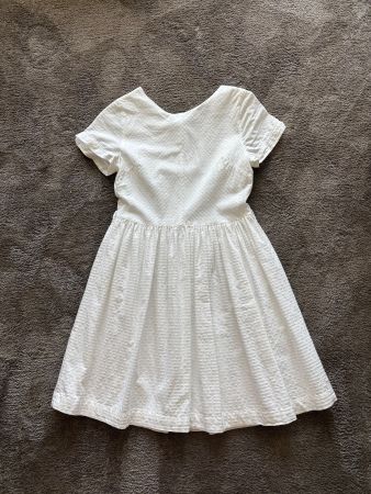 Okaidi Kurzarmkleid weiss Grösse 158 perfekter Zustand