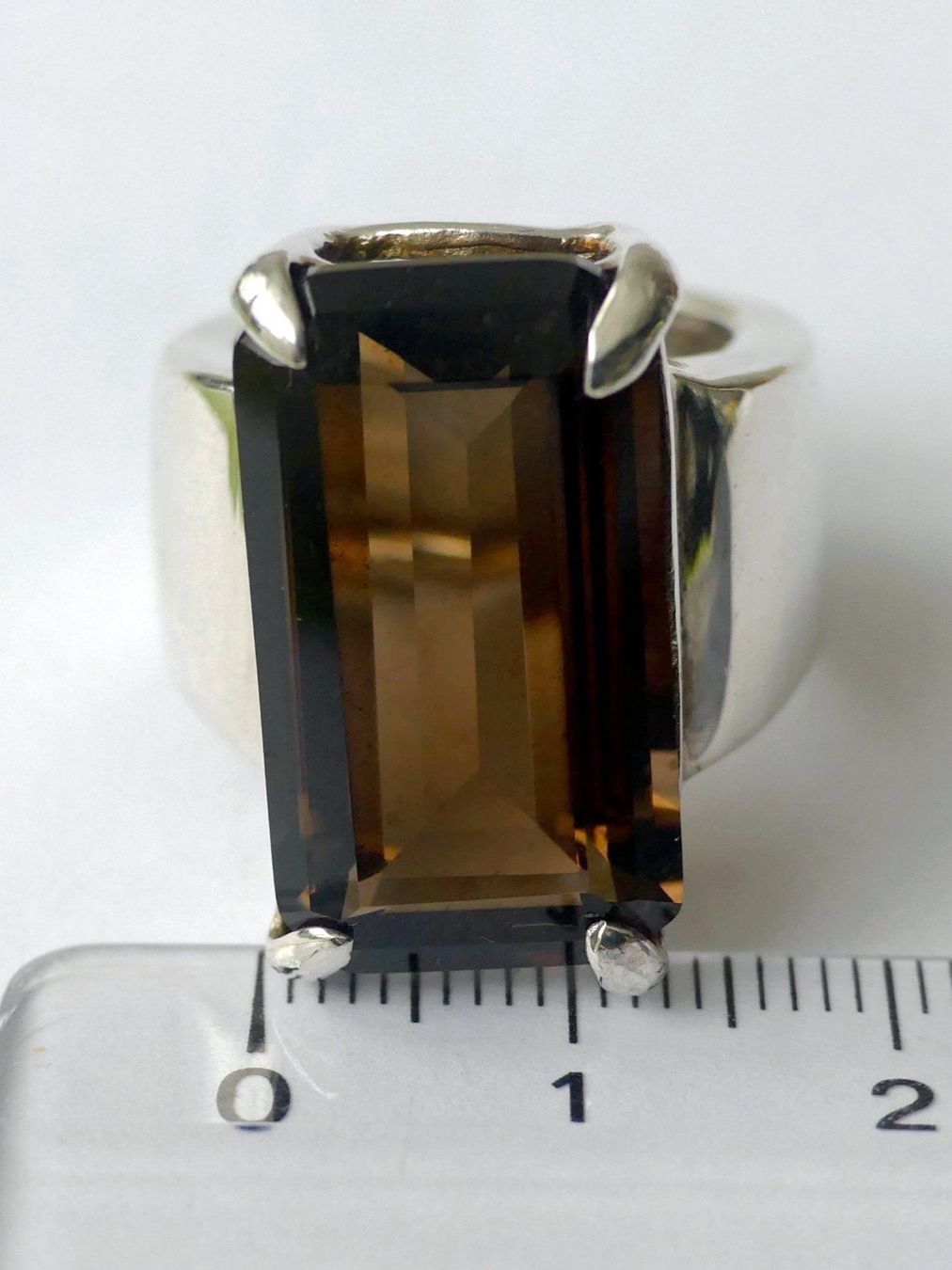 Anelli: Ring mit Rauchquarz – Usato da Matten b. Interlaken venduto da kero71 6