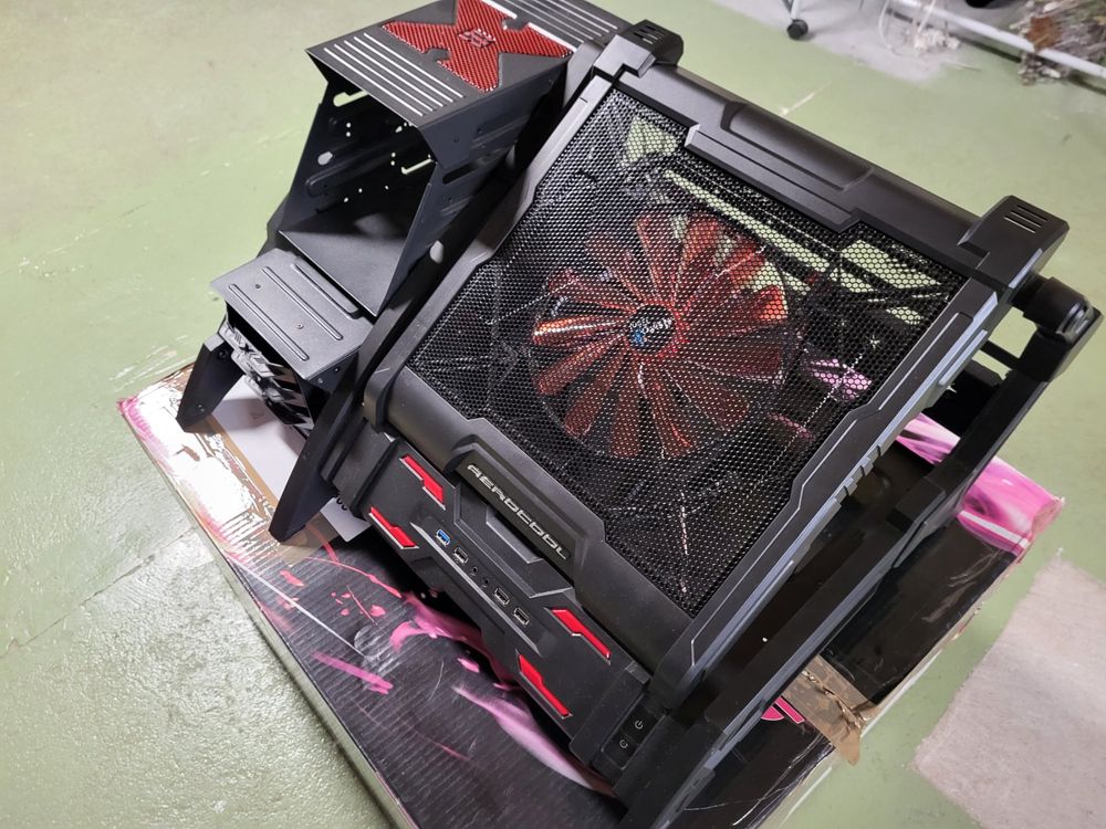 Custodie: Aerocool Strike-X Air offenes PC Gehäuse – Nuovo (secondo la descrizione) da Turgi venduto da Kempter 3