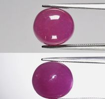 7.35ct Natur Stern Rubin Edelstein Afrika echter Edelstein
