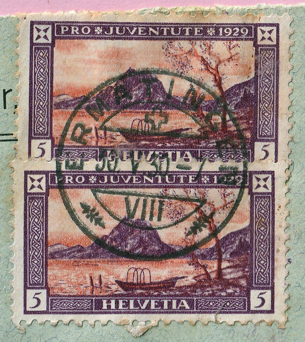 Alle Briefmarken: 1929 Pro Juventute J49 dopplt auf Brief – Gebraucht aus Arlesheim von gaugi43 1