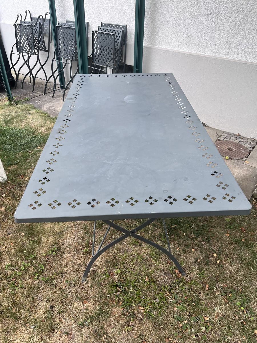 Tische: Gartentisch klappbar inkl. 6 Stühle – Gebraucht aus Wallisellen von jkellenberger