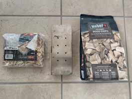 Smoker-Set für Grill (Smokerbox und Smokerchips)