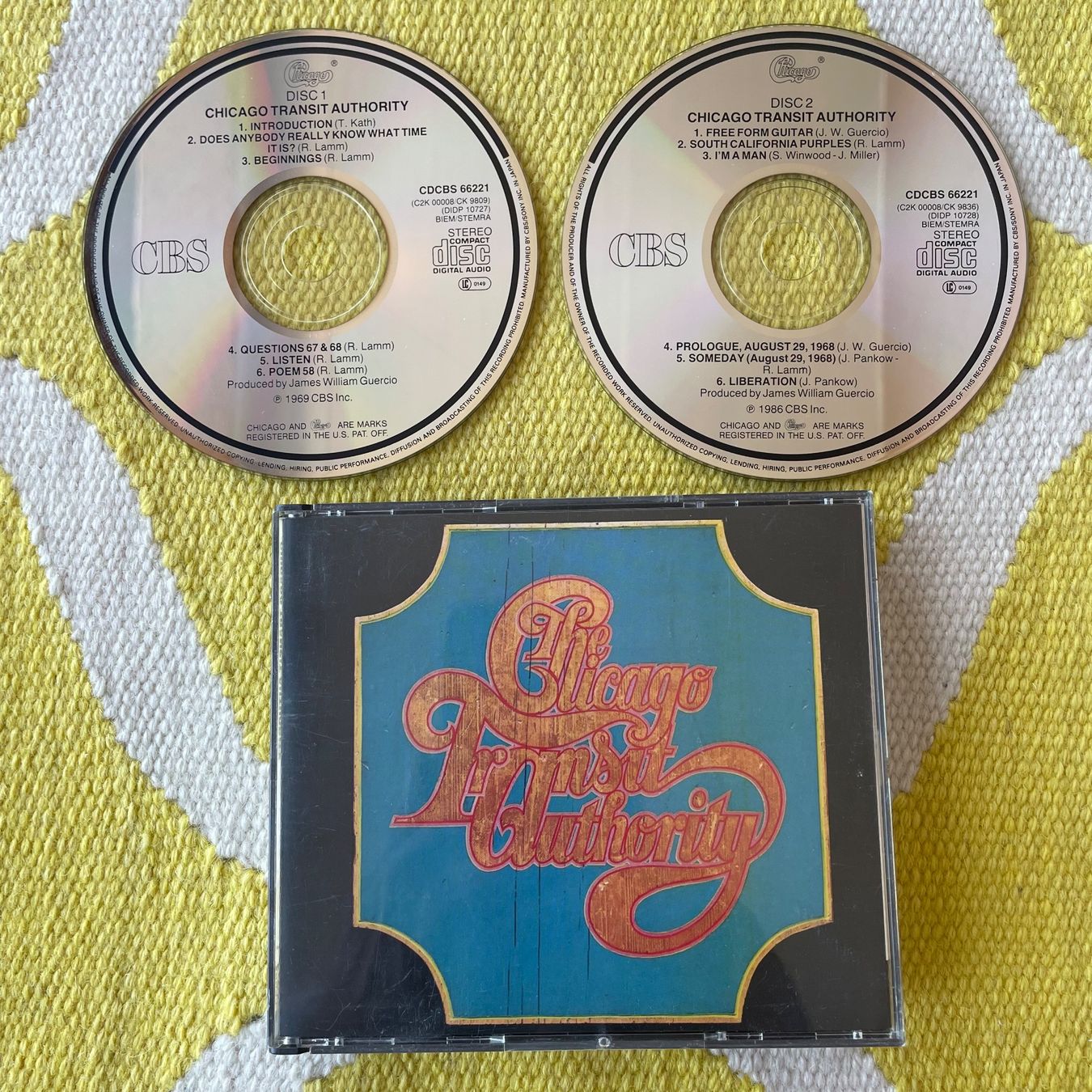 CDs: CHICAGO-2CD TRANSIT AUTHORITY1969 – Gebraucht aus Rorschacherberg von CD-Roli