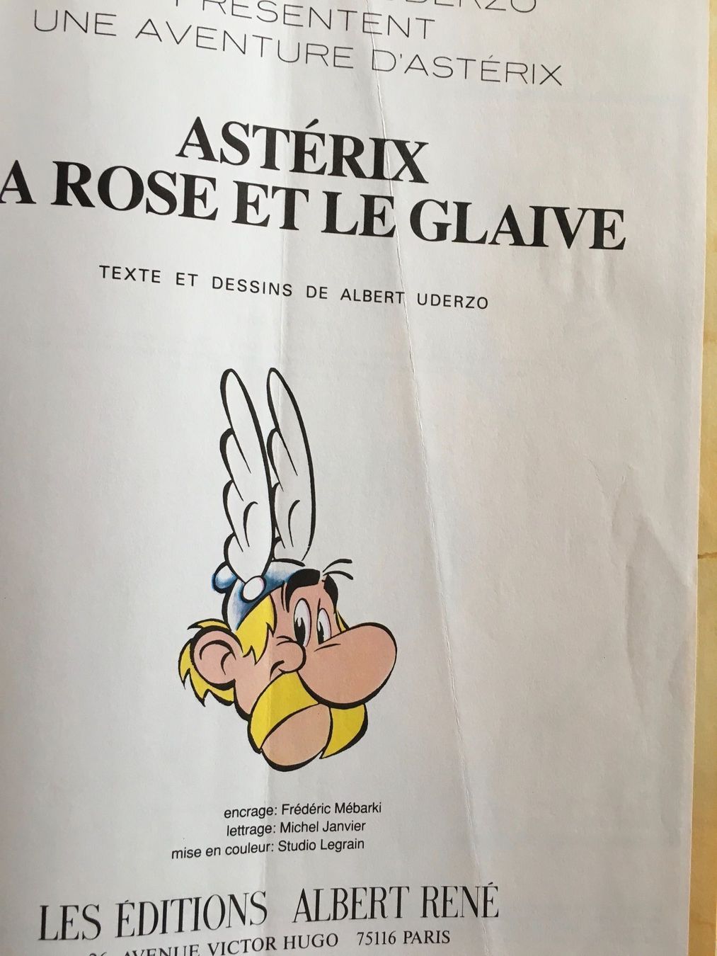 BD: Astérix - La rose et le glaive – D'occasion à Commugny par Alexnicolas11 1