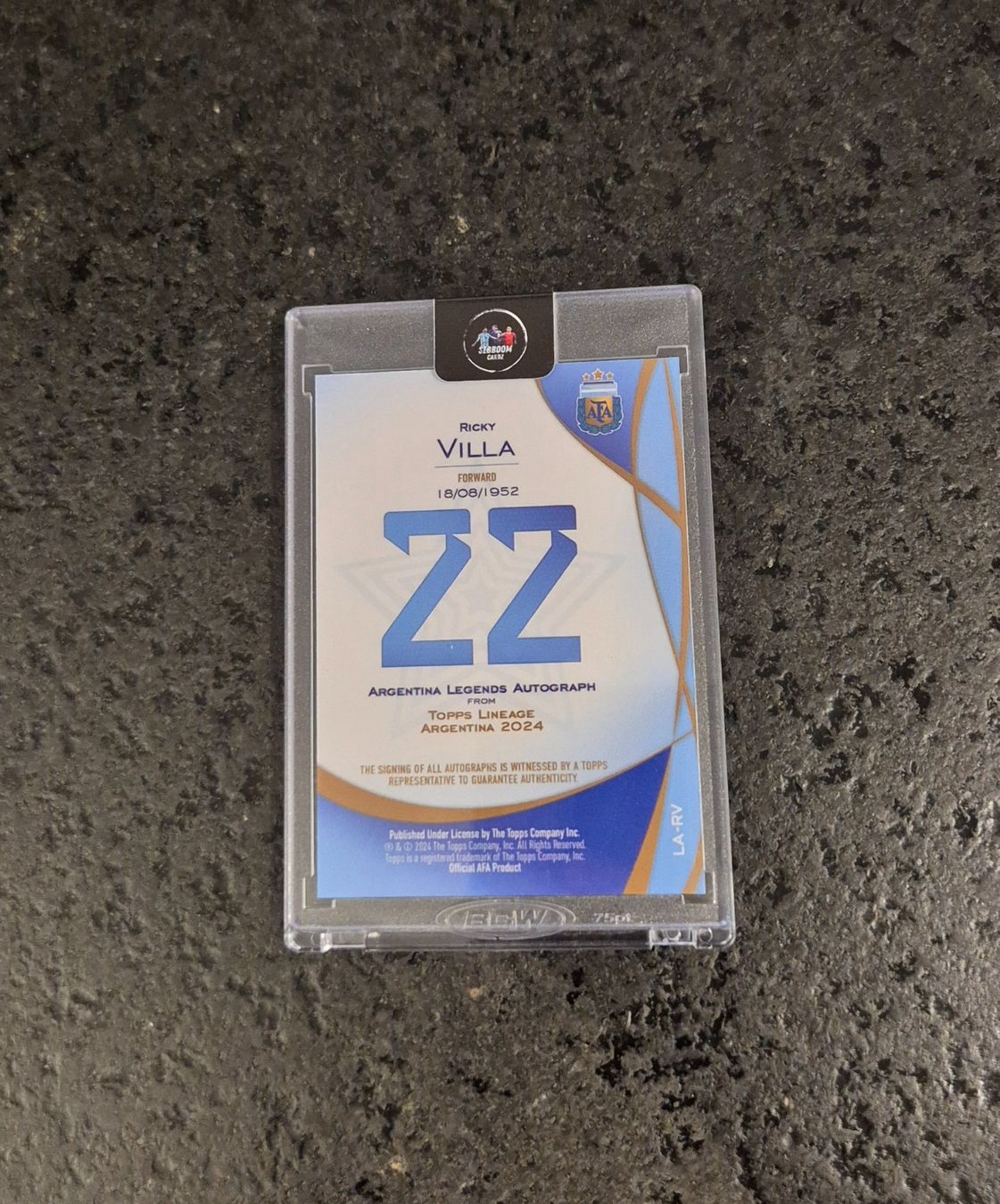 Topps Carte collezionabili: Ricky Villa /99 Autogramm - Argentinien - Topps – Nuovo (secondo la descrizione) da Burg AG venduto da Danoe 1