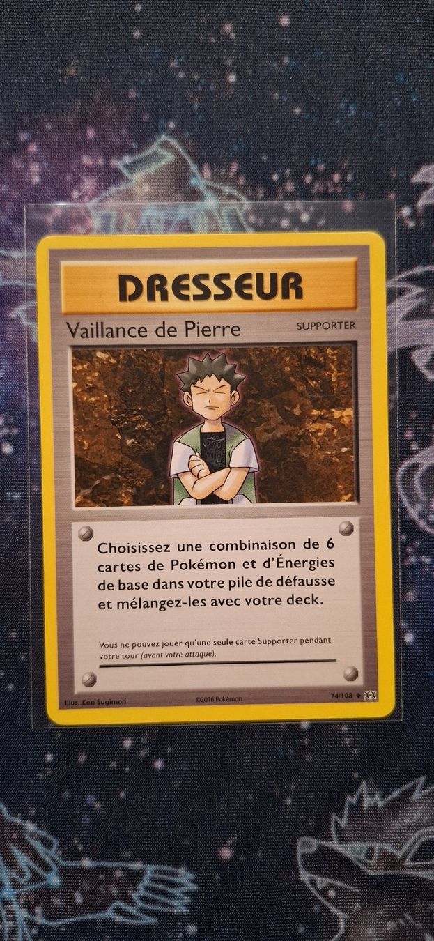 Pokémon Cartes à collectionner: Vaillance de Pierre 74/108 - Pokemon Evolutions FR – D'occasion à Petit-Lancy par Kara_TCG 1