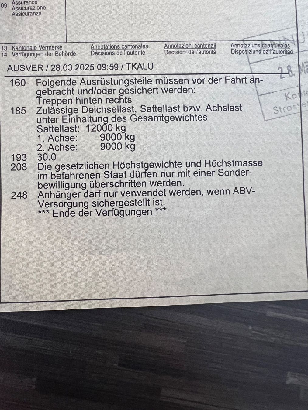 Schwarzmüller Rimorchi: Schwarzmüller Auflieger – Usato da Egg b. Zürich venduto da SwissTradingAgency 5