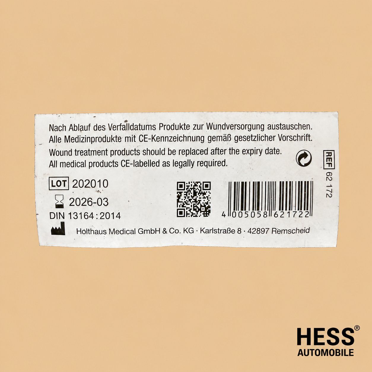 Verbandkästen: Verbandtasche DIN 13 164 – Gebraucht aus Alpnach-Dorf von Hess-Automobile 1