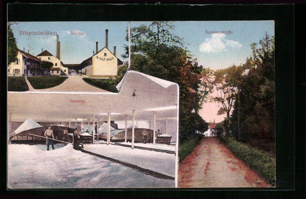 Ansichtskarten: Rheinfelden, Saline mit Innerem, Salinen – Gebraucht aus Berlin von bartko-reher
