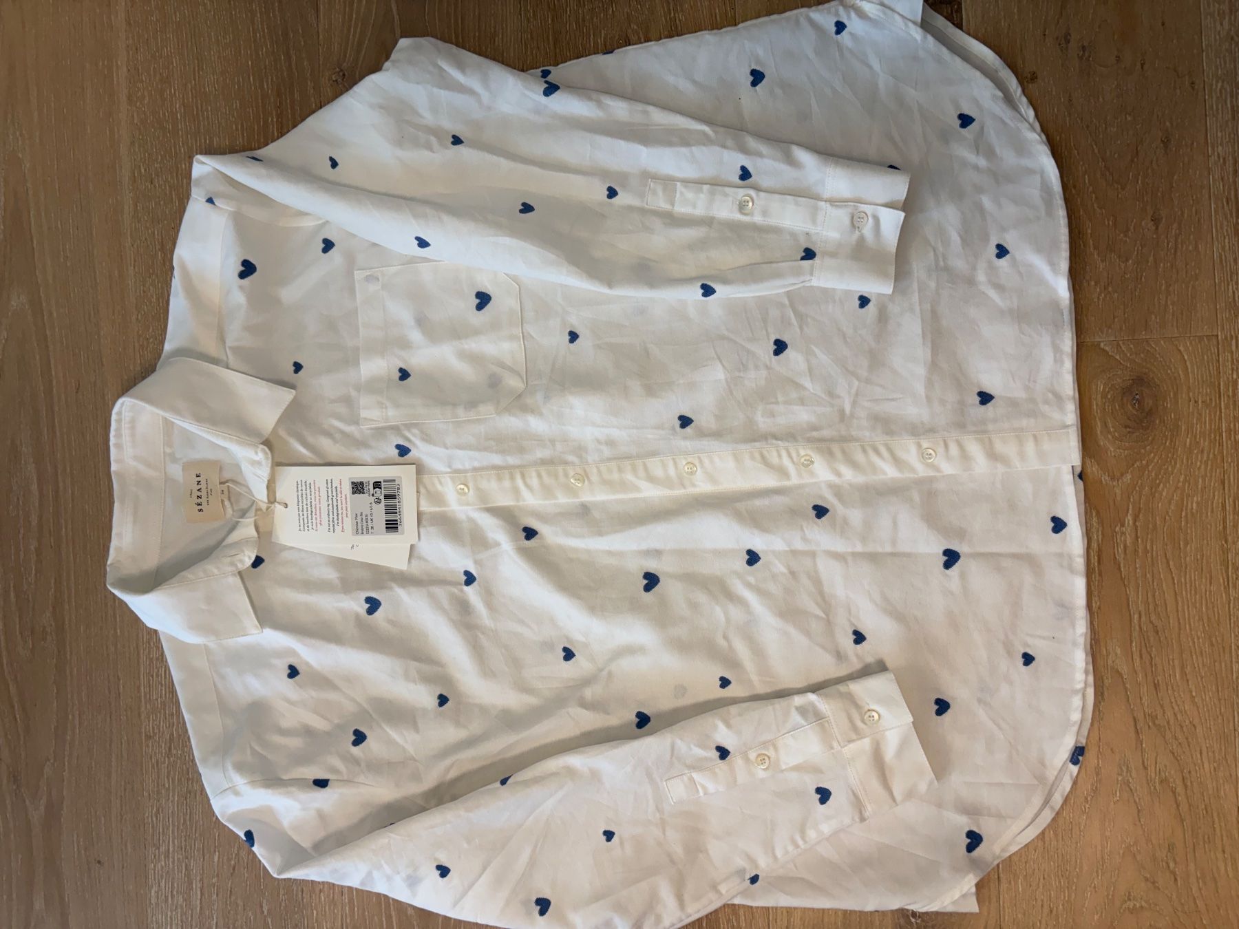 Sezane Chemisiers: Neu Sézane Max Bluse Gr 38 – Neuf avec emballage d'origine à Hedingen par muse10 2