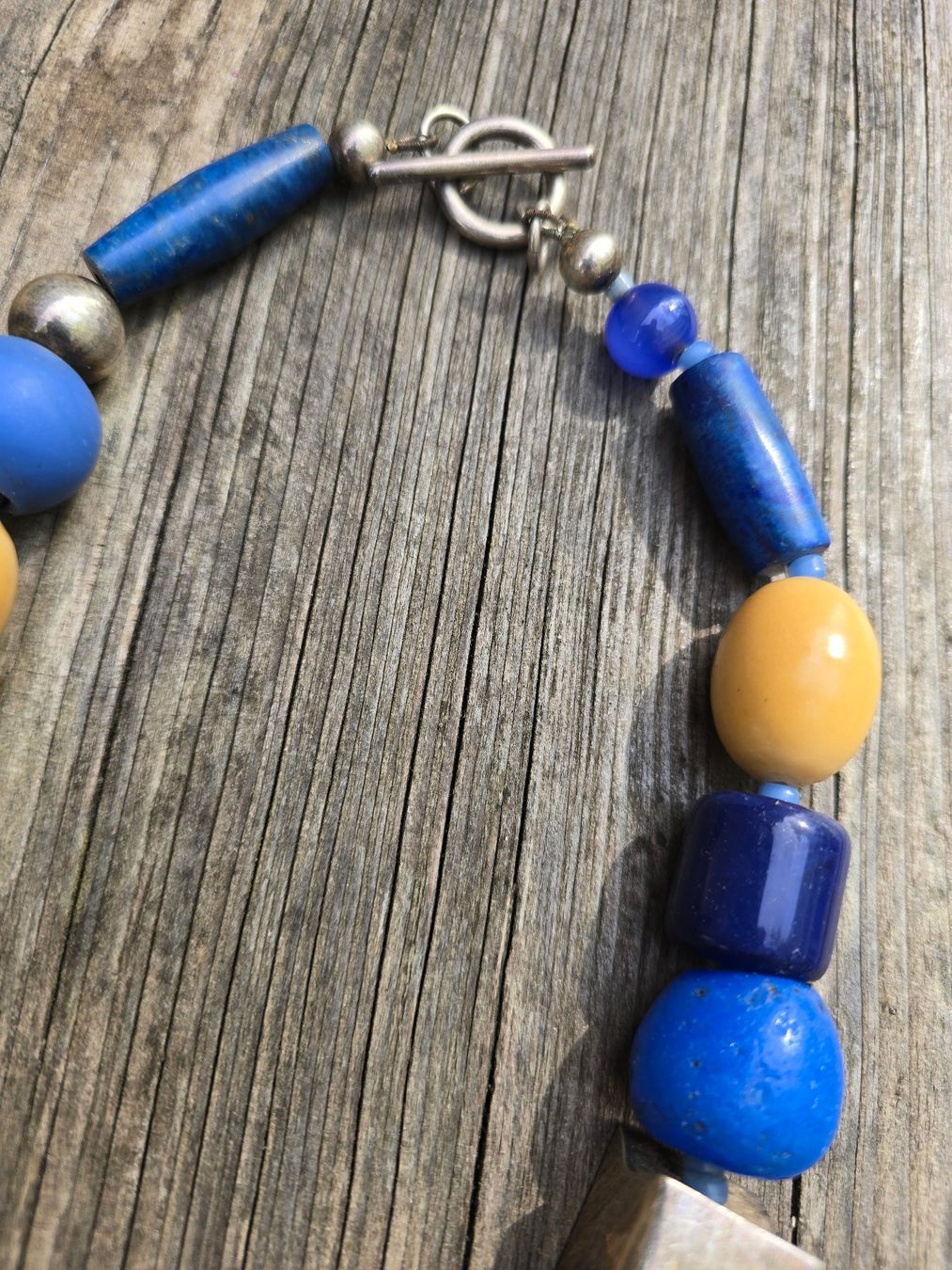 Catenine: Schmuck: Keramik-Collier mit Metall – Usato da Romanshorn venduto da Rachacha 2