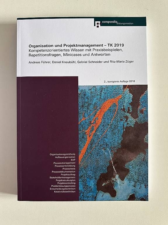 Libri: Compendio - Organisation und Projektmanagement TK 2019 – Usato da Hünenberg venduto da AndreaO7
