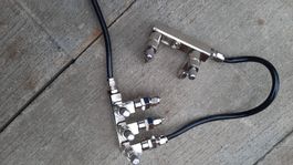 Druckluftverteiler / Druckluftverteilerblock Aquarium co2