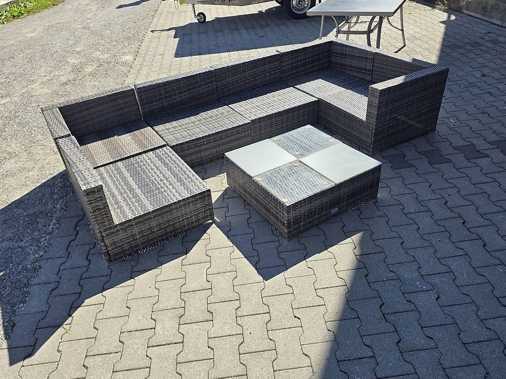 Vidaxl Sofas: Polyrattan Lounge-Set (vidaXL) – Gebraucht aus Thal von Jones9424 1