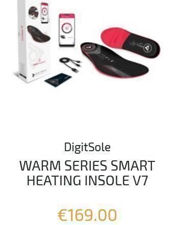 Semelles chauffantes Digitsole Warm Series V6