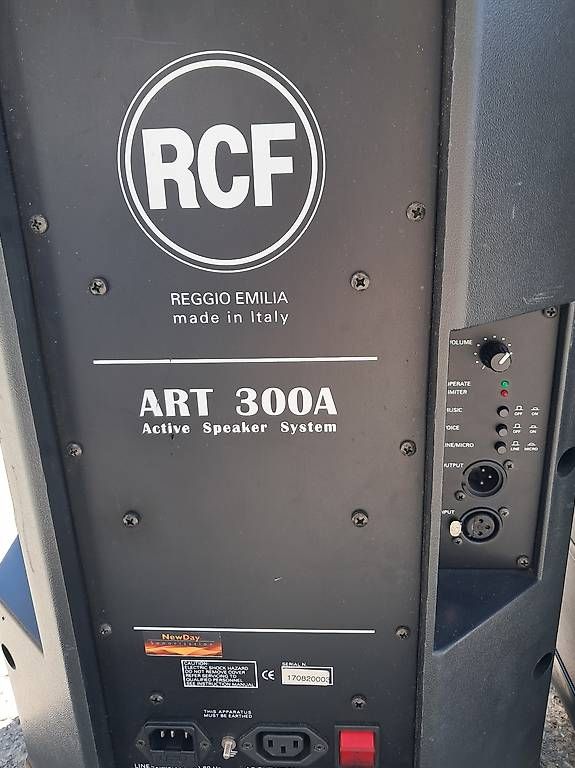 Casse acustiche: 2 HP RCF Art300a – Usato da Colombier NE venduto da sodad 2