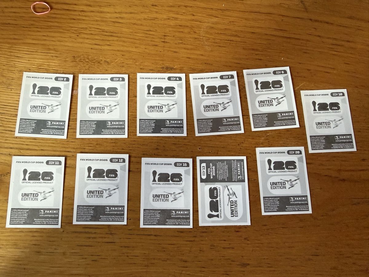 Panini Carte collezionabili: Panini 2026 EGY 11erSet – Nuovo (secondo la descrizione) da Masein venduto da Buender45 1