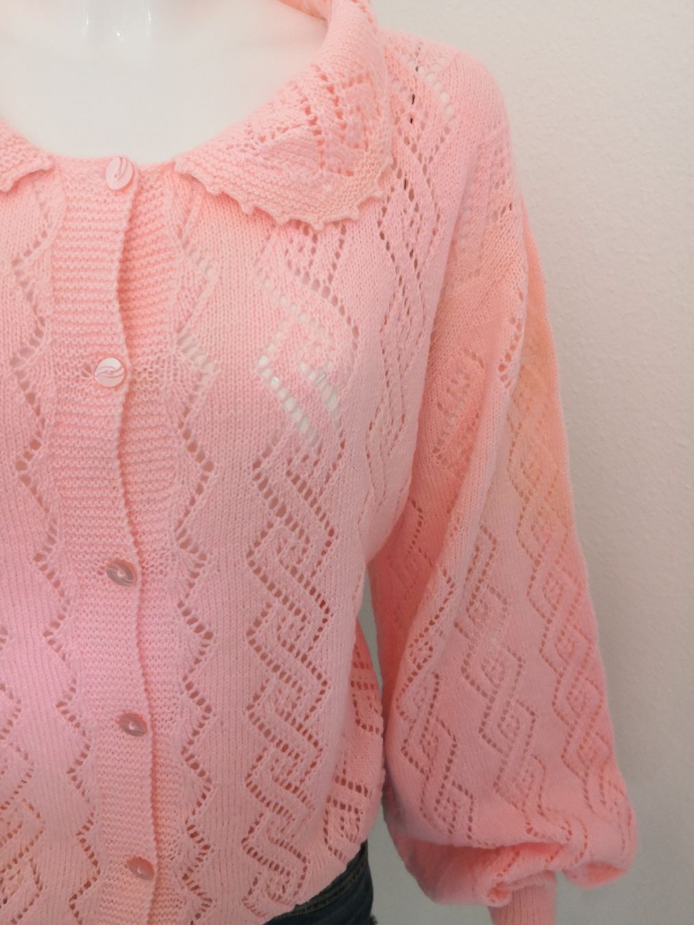 Jacken: 🤩HANDGEMACHTE STRICK-JACKE ROSA – Neu (gemäss Beschreibung) aus Olten von Naja-Twins-Twins 9