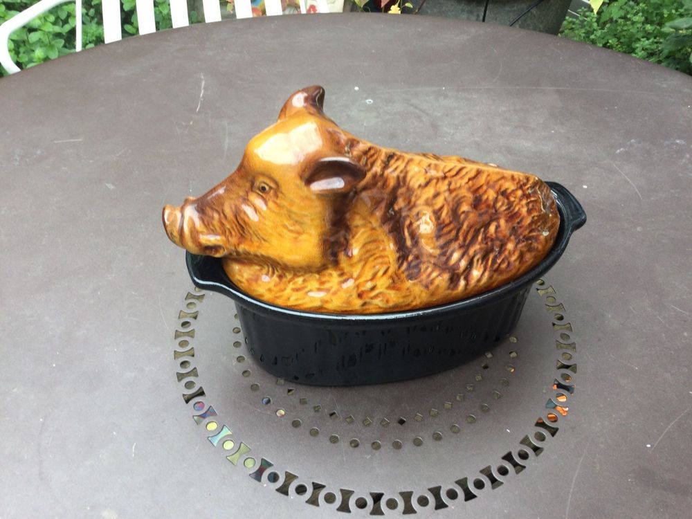 Französische Terrinen- Pastetenform Wildschwein Eber France | Kaufen ...