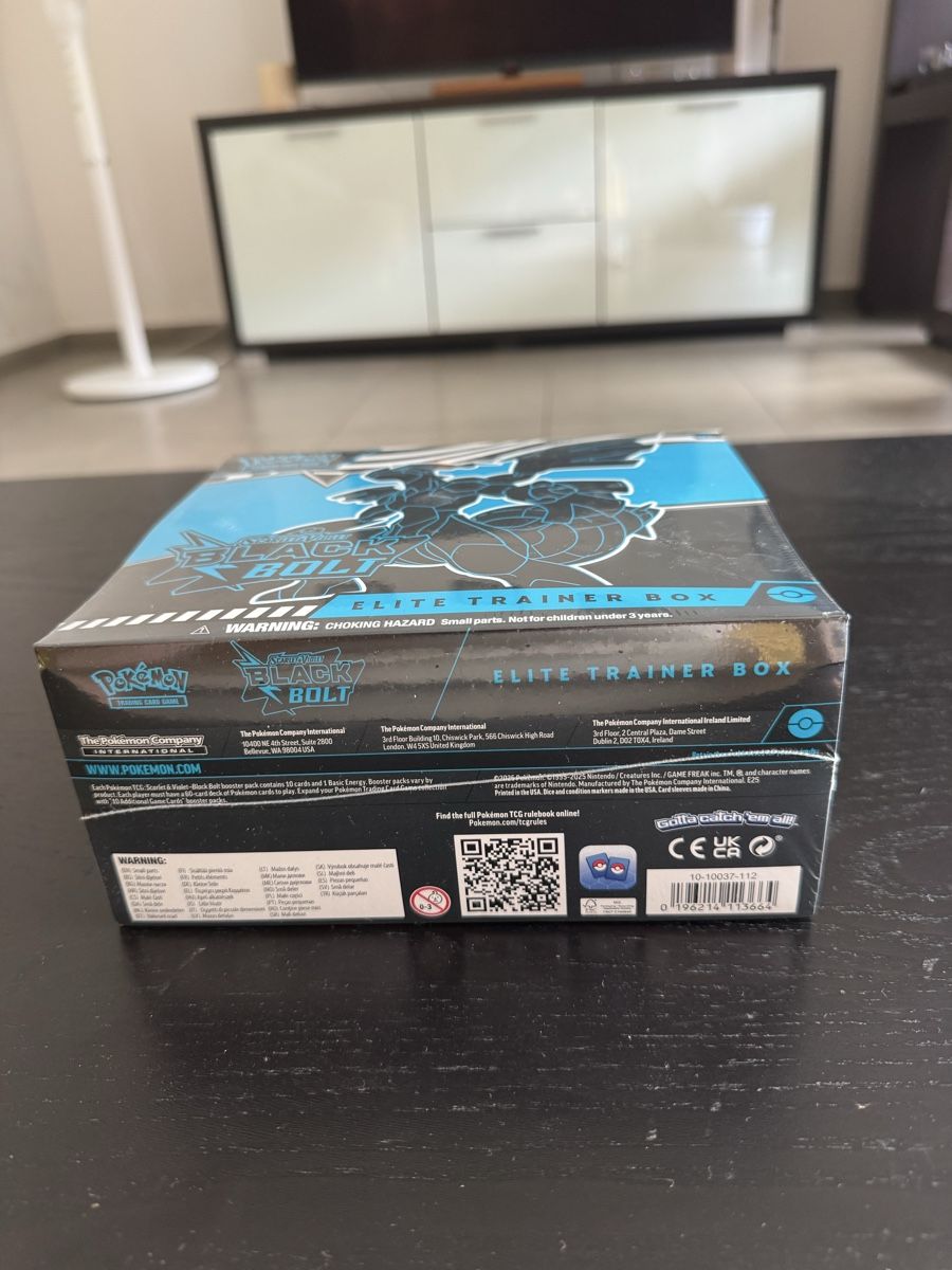 Pokémon Carte collezionabili: Black Bolt - Pokemon Elite Trainer Box - ETB - Sealed - ENG – Nuovo e nell'imballaggio originale da Bellinzona venduto da TheCarden 5